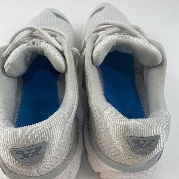 Brooks Womens Adrenaline GTS 20 1202961B153 White Running Shoes Size 10.5 Wide - Picture 9 of 16